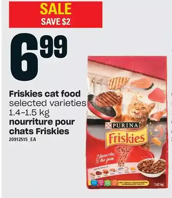 Independent Grocer Friskies cat food offer