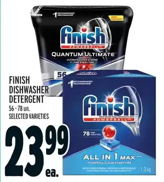 Metro Finish dishwasher detergent offer