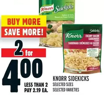 Metro Knorr sidekicks offer