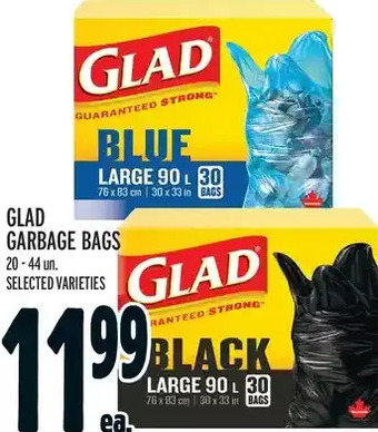 Metro Glad garbage bags offer