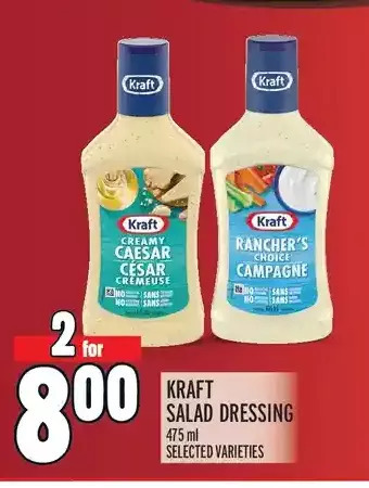 Metro Kraft salad dressing offer