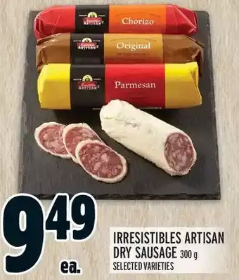 Metro Irresistibles artisan dry sausage offer