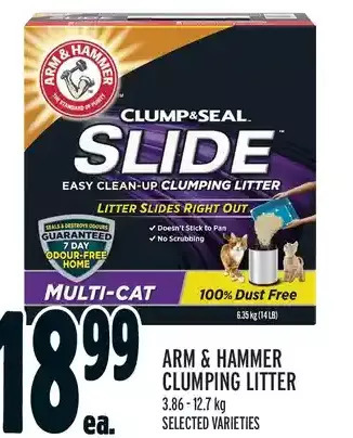 Metro Arm & hammer clumping litter offer