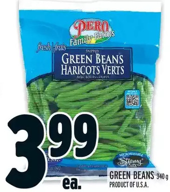 Metro Green beans offer
