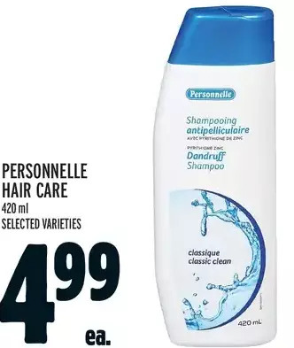 Metro Personnelle hair care offer