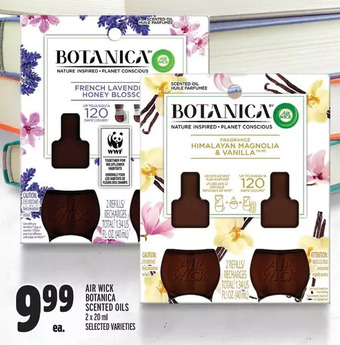 Metro Air wick botanica scented oils offer