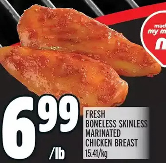 Metro Fresh boneless skinless marinated chicken breast offer