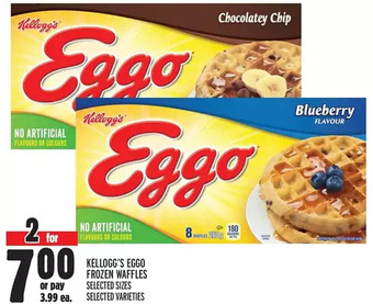 Metro Kellogg's eggo frozen waffles offer