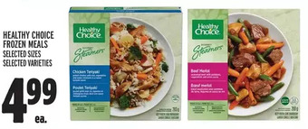 Metro Healthy choice frozen meals offer