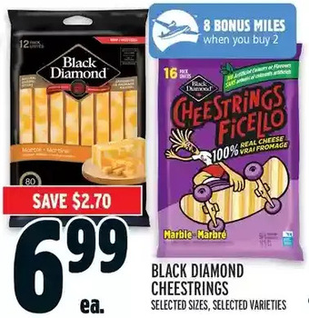 Metro Black diamond cheestrings offer