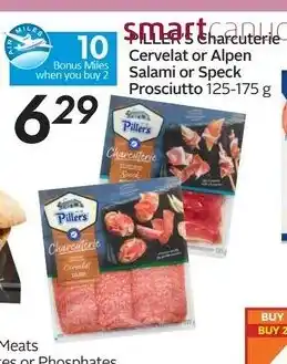 Sobeys Piller's Charcuterie Cervelat or Alpen Salami or Speck Prosciutto offer