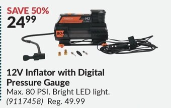 Princess Auto 12V Inflator with Digital Pressure Gauge offer