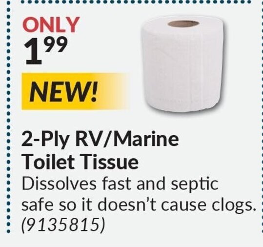 Princess Auto 2-Ply RV/Marine Toilet Tissue offer
