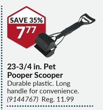Princess Auto 23-3/4 in. Pet Pooper Scooper offer