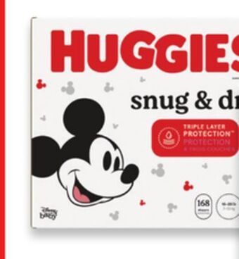 Walmart Huggies snug & dry diapers offer