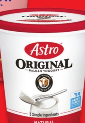 Walmart Astro original yogurt tubs offer