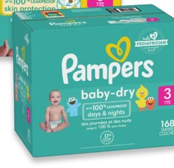 Walmart Pampers baby-dry diapers offer