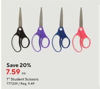 Staples Staples 7 student scissors offer