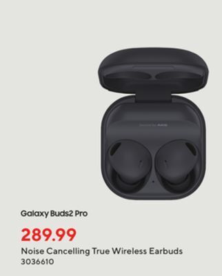 Staples Samsung noise cancelling true wireless earbuds offer
