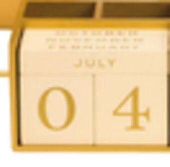 Staples Martha stewart perpetual calendar with pencil cup offer