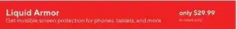 Staples Liquid armor offer