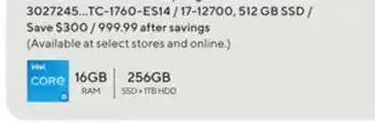 Staples Acer tc-1760-es14 processor offer
