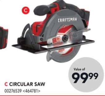 Lowe's Craftsman circular saw offer