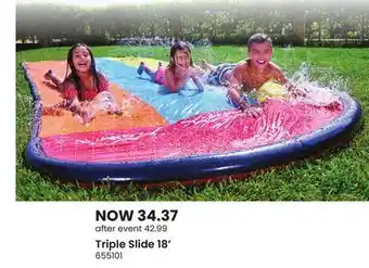 Toys R us Triple slide 18' offer