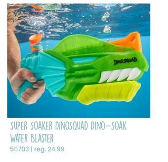 Toys R us Nerf super soaker dinosquad dino-soak water blaster offer