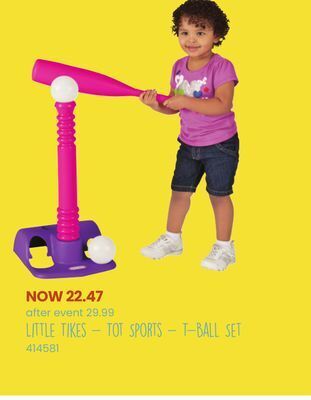 Toys R us Little tikes - tot sports - t-ball set offer