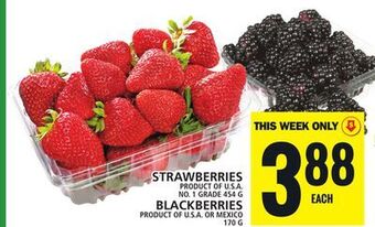 Food Basics Strawberries or blackberries offer