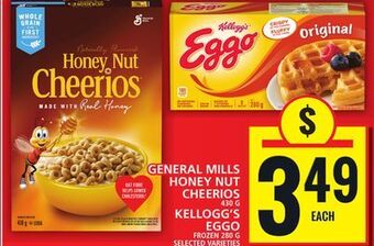 Food Basics General mills honey nut cheerios or kellogg's eggo offer