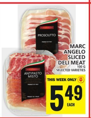 Food Basics Marc angelo sliced deli meat offer