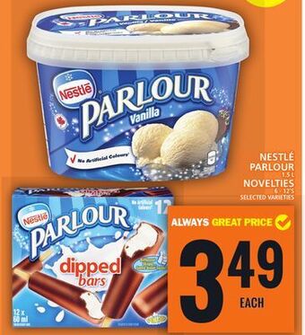 Food Basics Nestlé parlour or novelties offer