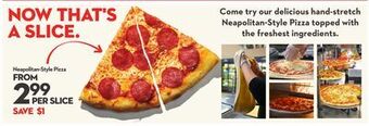 Longo's Neapolitan-style pizza offer