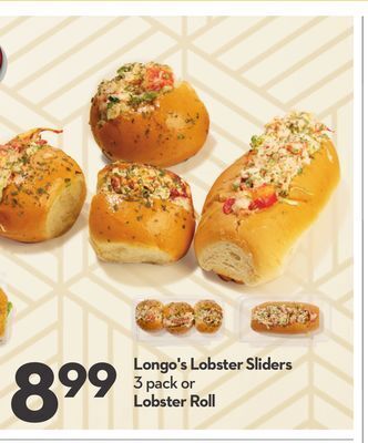 Longo's Longo's lobster sliders offer