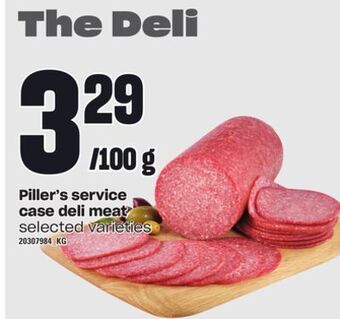 Loblaws Piller's service case deli meat offer