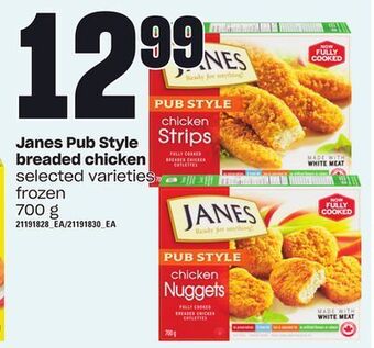 Loblaws Janes pub style breaded chicken, 700 g offer