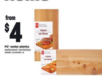 Loblaws Pc® cedar planks offer