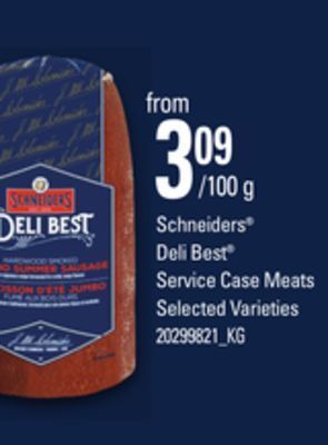 Loblaws Schneiders® deli best® service case meats offer