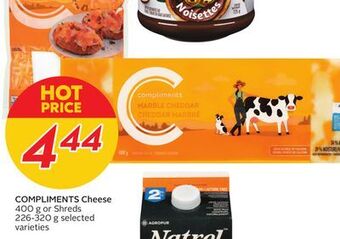 Sobeys Compliments cheese offer