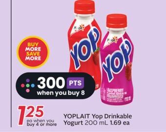Sobeys Yoplait yop drinkable yogurt offer