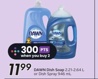 Sobeys Dawn dish soap offer