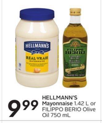 Sobeys Hellmann's mayonnaise offer