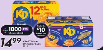Sobeys Kraft dinner offer