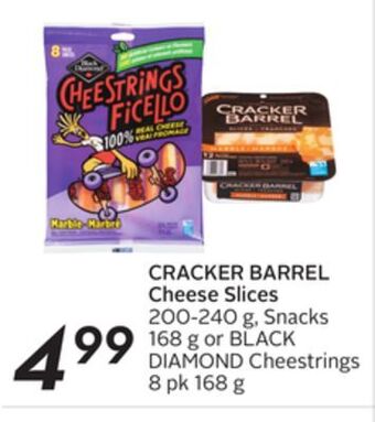 Sobeys Cracker barrel cheese slices offer