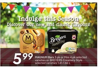 Sobeys Magnum bars offer