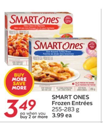 Sobeys Smart ones frozen entrées offer
