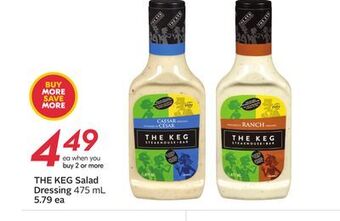 Sobeys The keg salad dressing offer