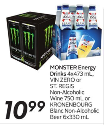 Sobeys Monster energy drinks offer